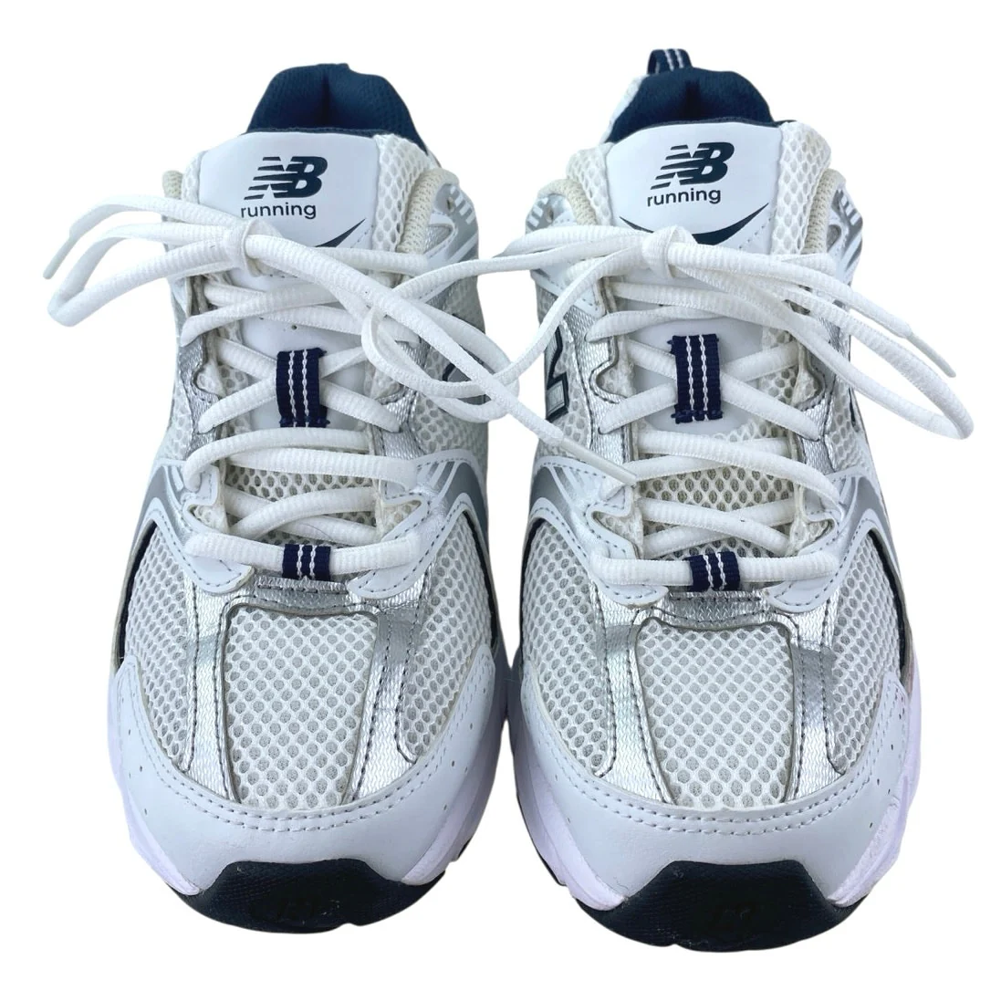 New Balance 530 Men's White Silver Lace Up Activewear Running Sneakers Shoes 6.5 - Image 2