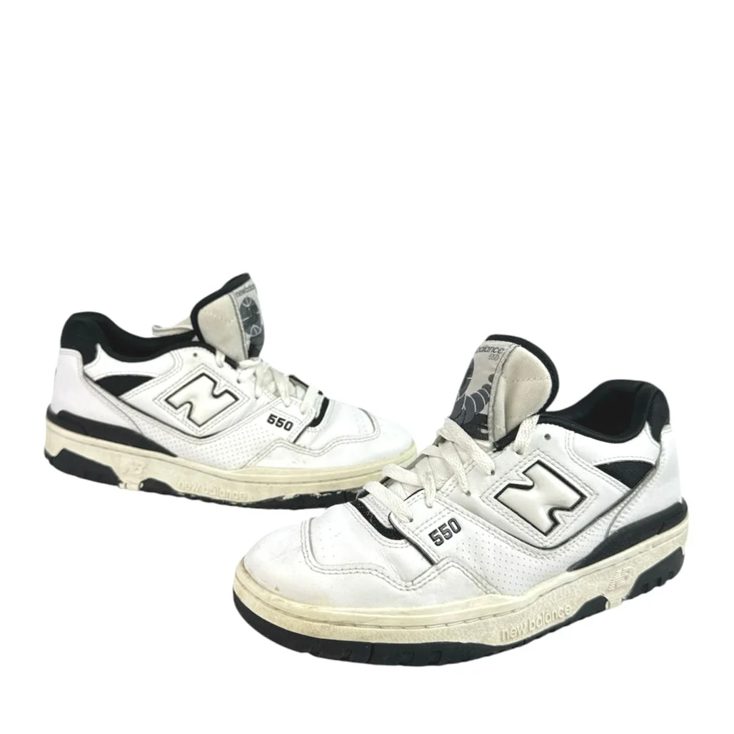 New Balance 550 Sea Salt Men's White Black Athletic Running Sneakers Shoes 7.5 - Image 5