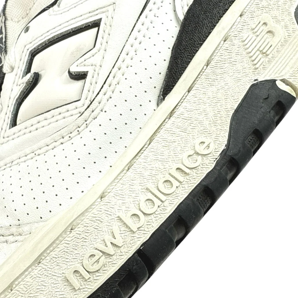 New Balance 550 Sea Salt Men's White Black Athletic Running Sneakers Shoes 7.5 - Image 7