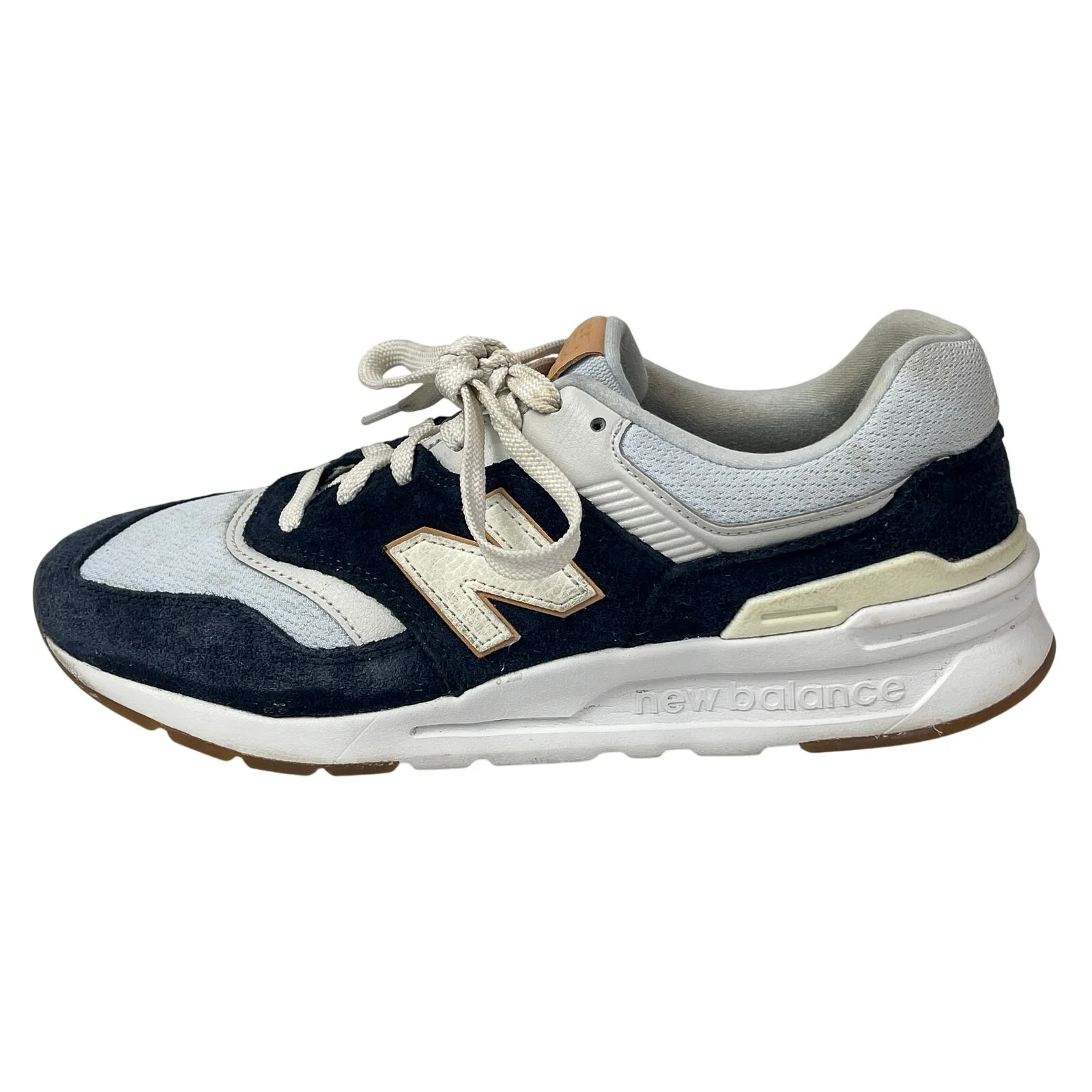 New Balance 997H Natural Indigo White Womens Athletic Running Sneakers Shoes 8.5