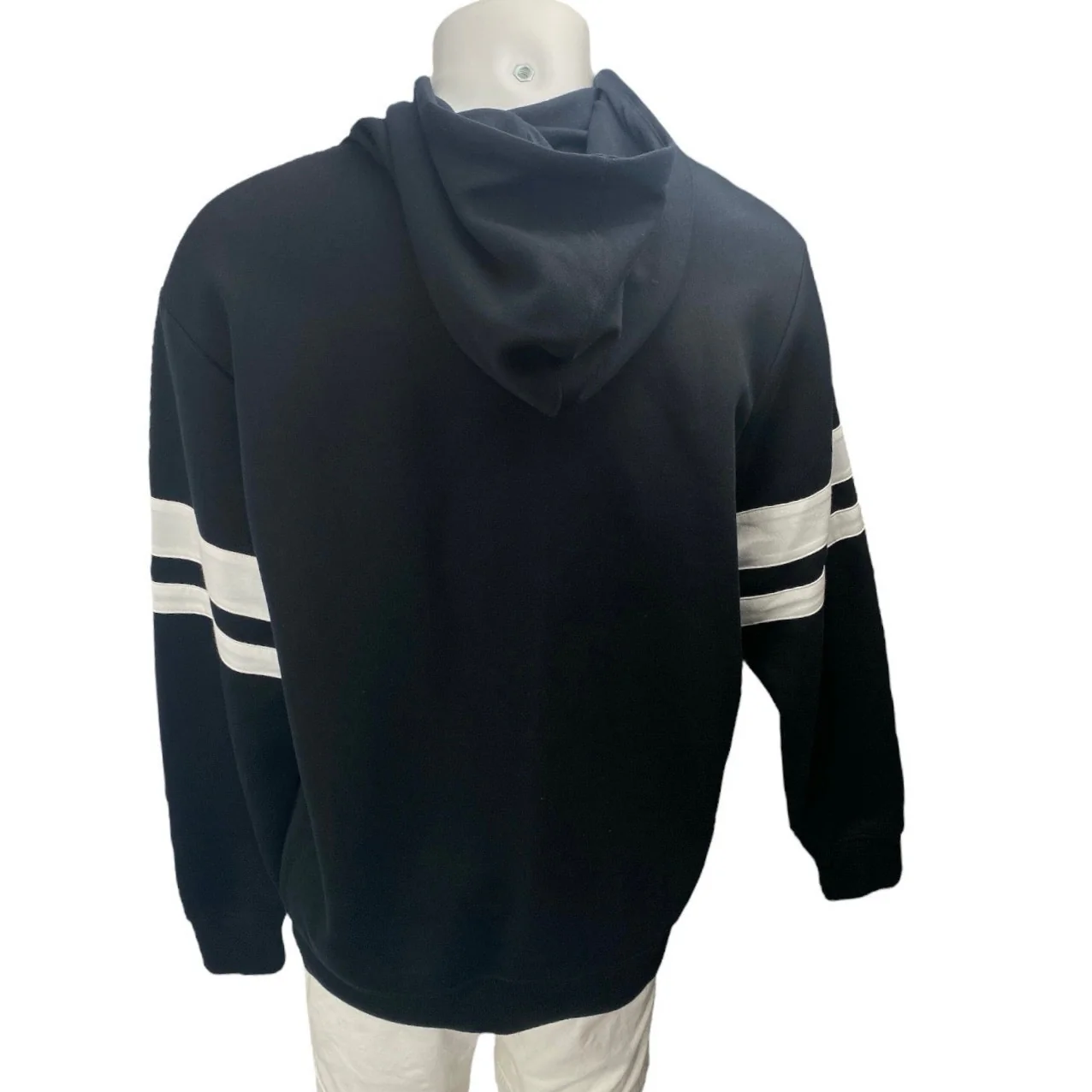 New Balance Basketball First Light Men's Black Hoodie Hooded Sweatshirt Size L - Image 2