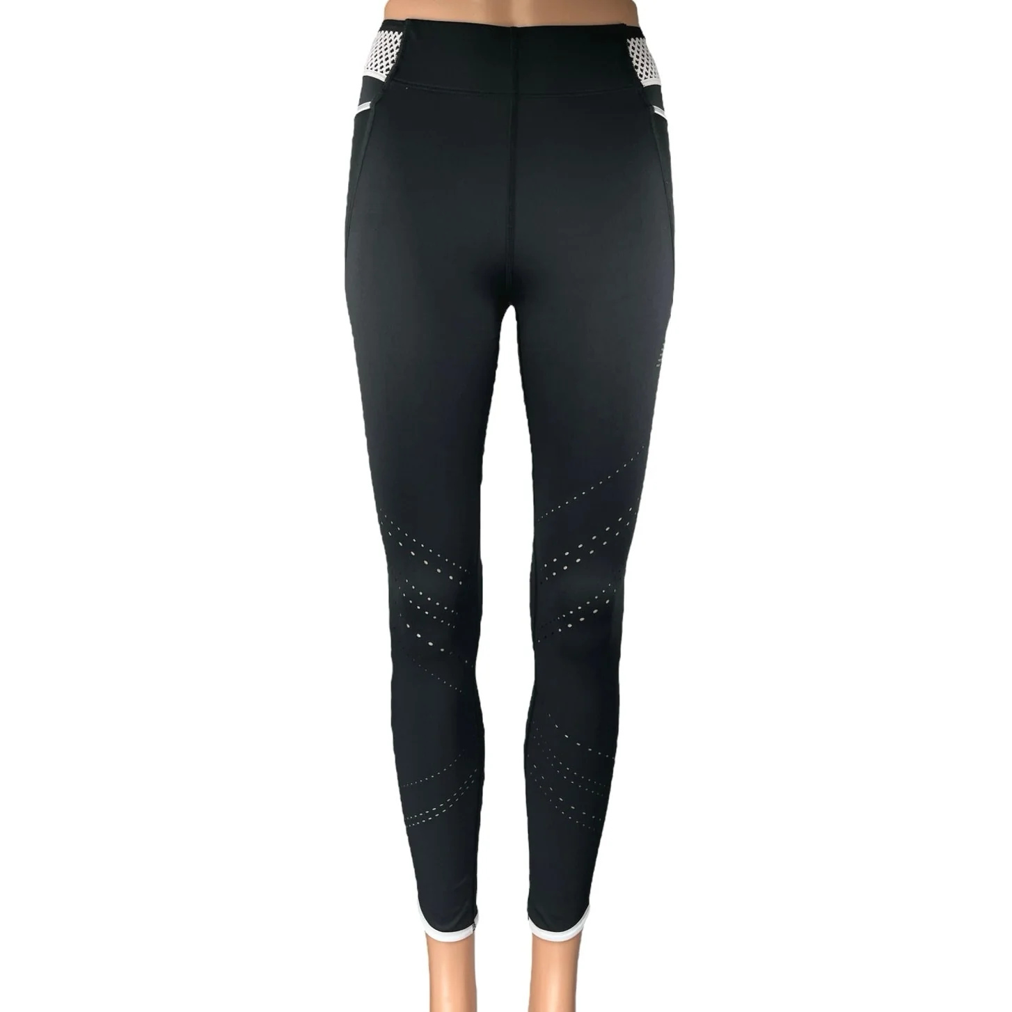 New Balance Q SPEED Shape Shield Black Skinny High Rise Workout Leggings Pants S