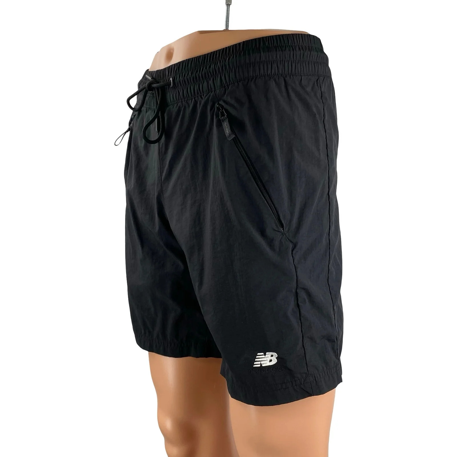New Balance Sport Essentials Men's Black High Rise Athletic Activewear Shorts S - Image 2