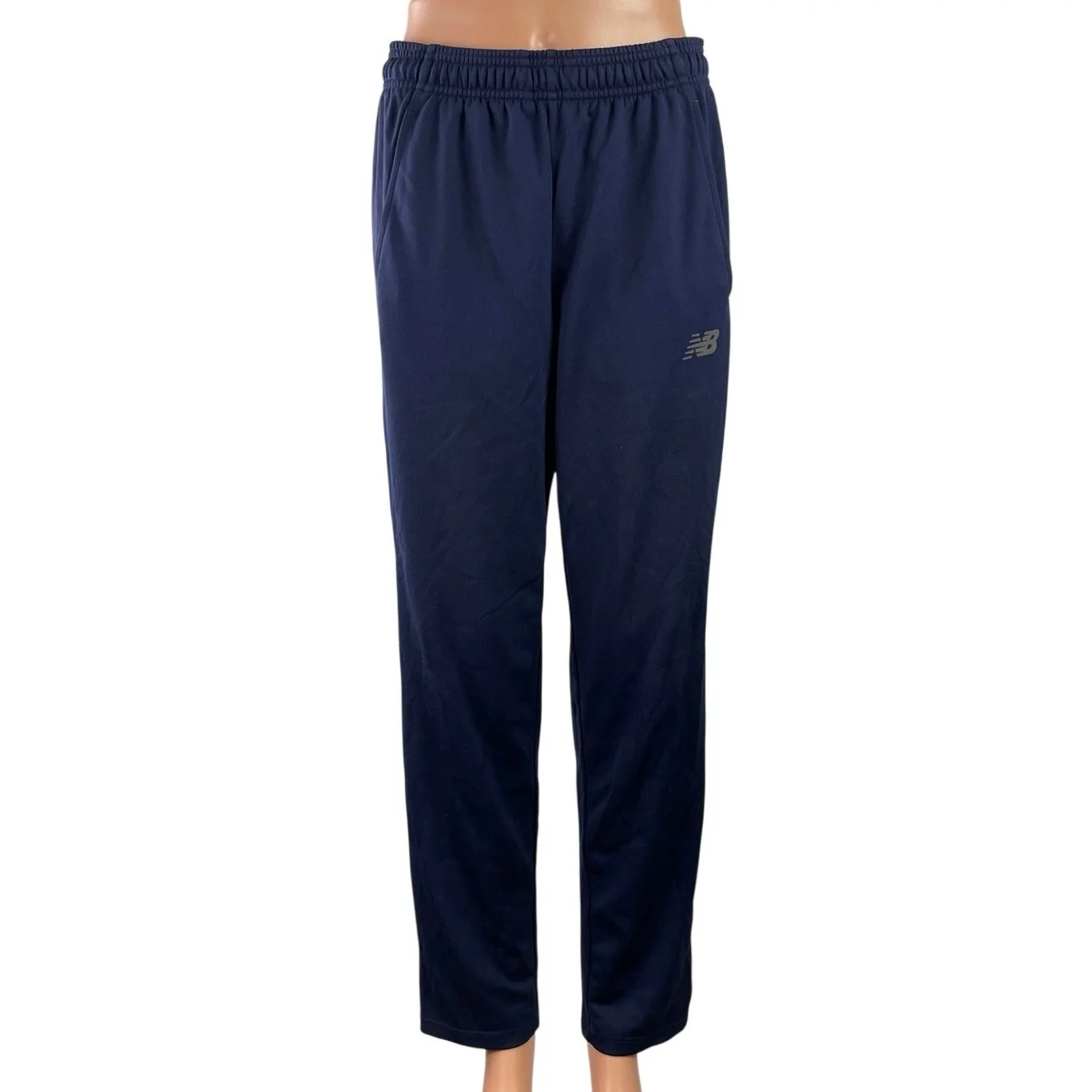 New Balance Women's Blue High Waisted Straight Leg Athletic Activewear Pants S