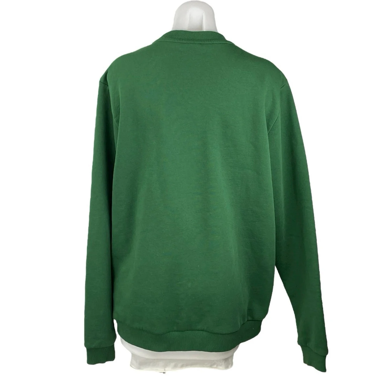 New Balance Women's Green Long Sleeve Crew Neck Sweater Sweatshirt Top Size M - Image 3