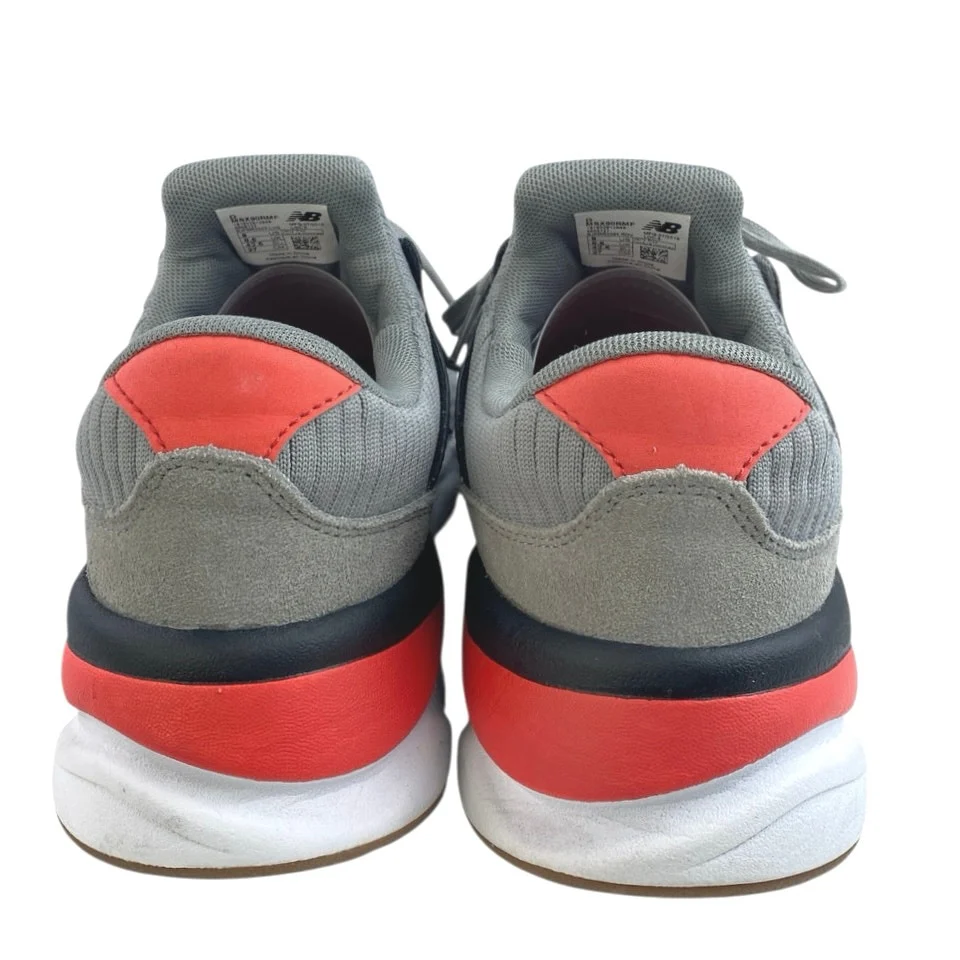 New Balance X-90 Men's Gray Orange Colorblock Lace Up Sneakers Shoes Size 9 - Image 3