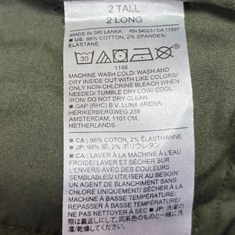 NEW Banana Republic Green High Rise Authentic Chino Straight High Rise Pants 2 - Image 5