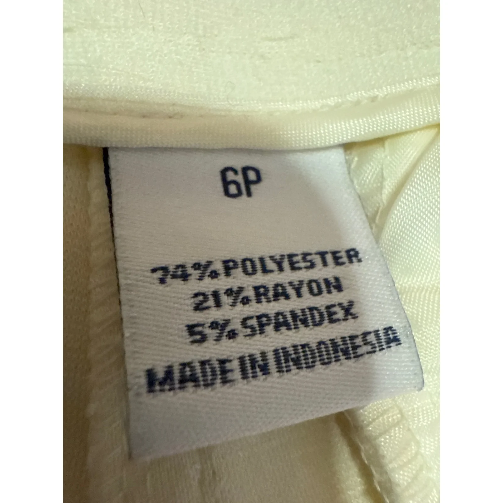 NEW Charter Club Women's White Mid Rise Straight Leg Trousers Dress Pants Size 6 - Image 6