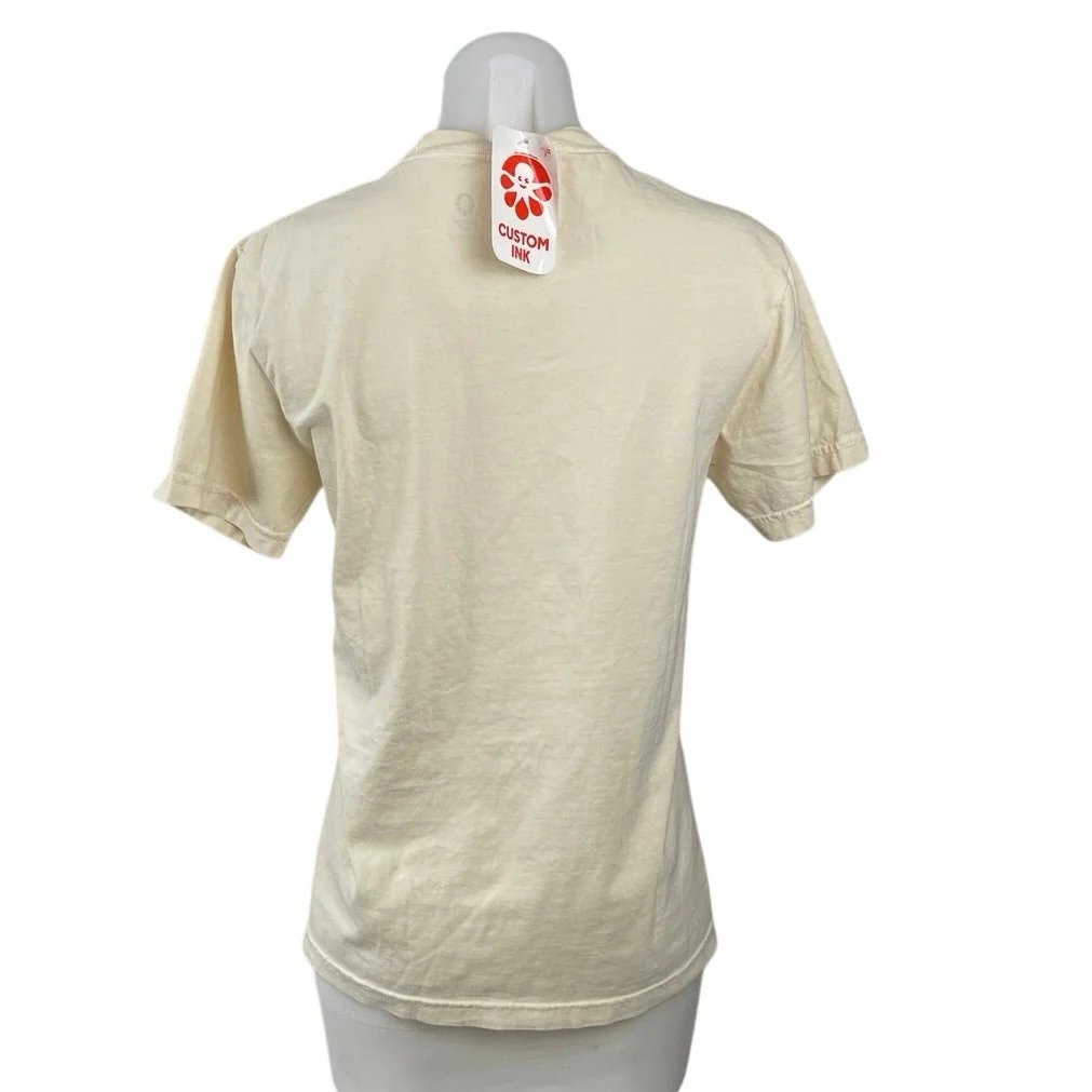 NEW Comfort Colors Women's Beige Very Crew Neck Short Sleeve T Shirt Tee Top S - Image 4