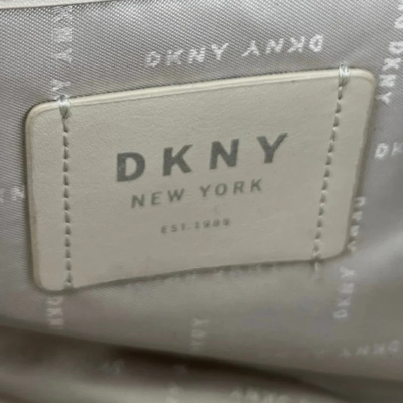 NEW DKNY Green Bryant Medium Leather Logo Keychain Shoulder Tote Handbag - Image 7
