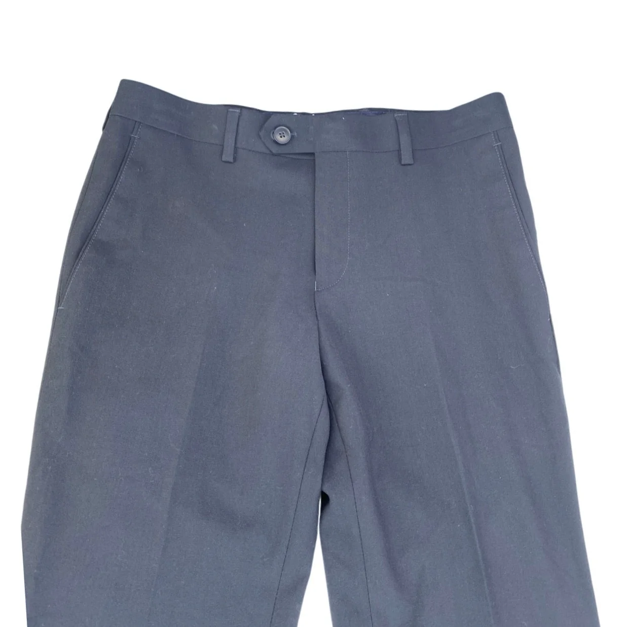 NEW DKNY Kids Boys Gray Straight Leg Chino Khaki Trousers Dress Pants Size 27 L - Image 4