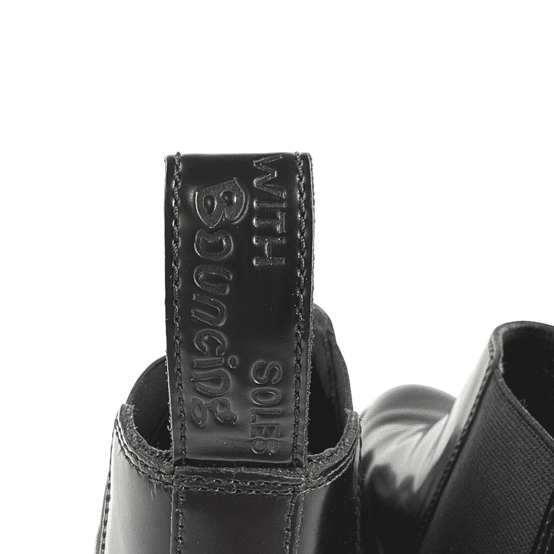 NEW Dr. Martens Wilde Men's Black Patent Leather Slip-On Ankle Chelsea Boots Size 10 - Image 4