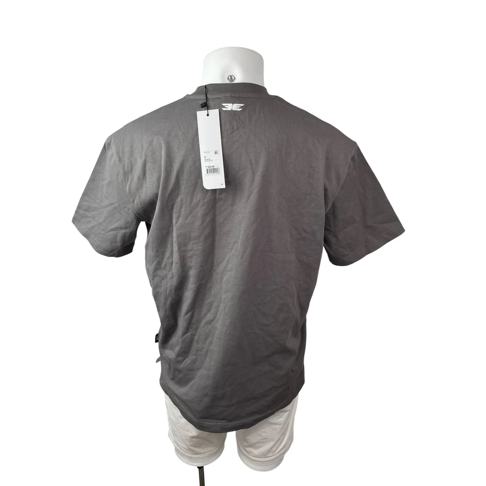 NEW Elite Eleven Certified Men's Gray Short Sleeve Crew Neck T Shirt Tee Top S - Image 4
