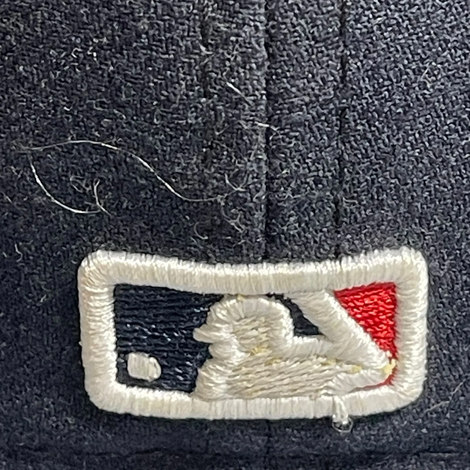 New Era Atlanta Braves On-Field 59Fifty Navy/ Red Embroidered Fitted Cap Hat 7.5 - Image 5
