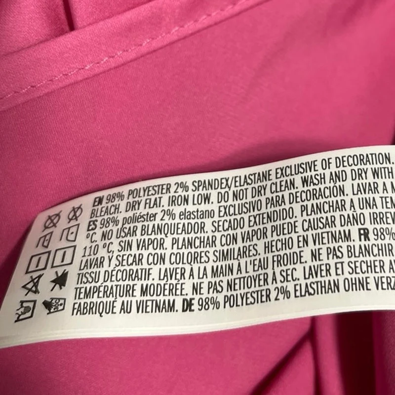 NEW Forever 21 Pink Silk Satin Spaghetti Midi Cami Camisole Slip Tank Dress M - Image 5