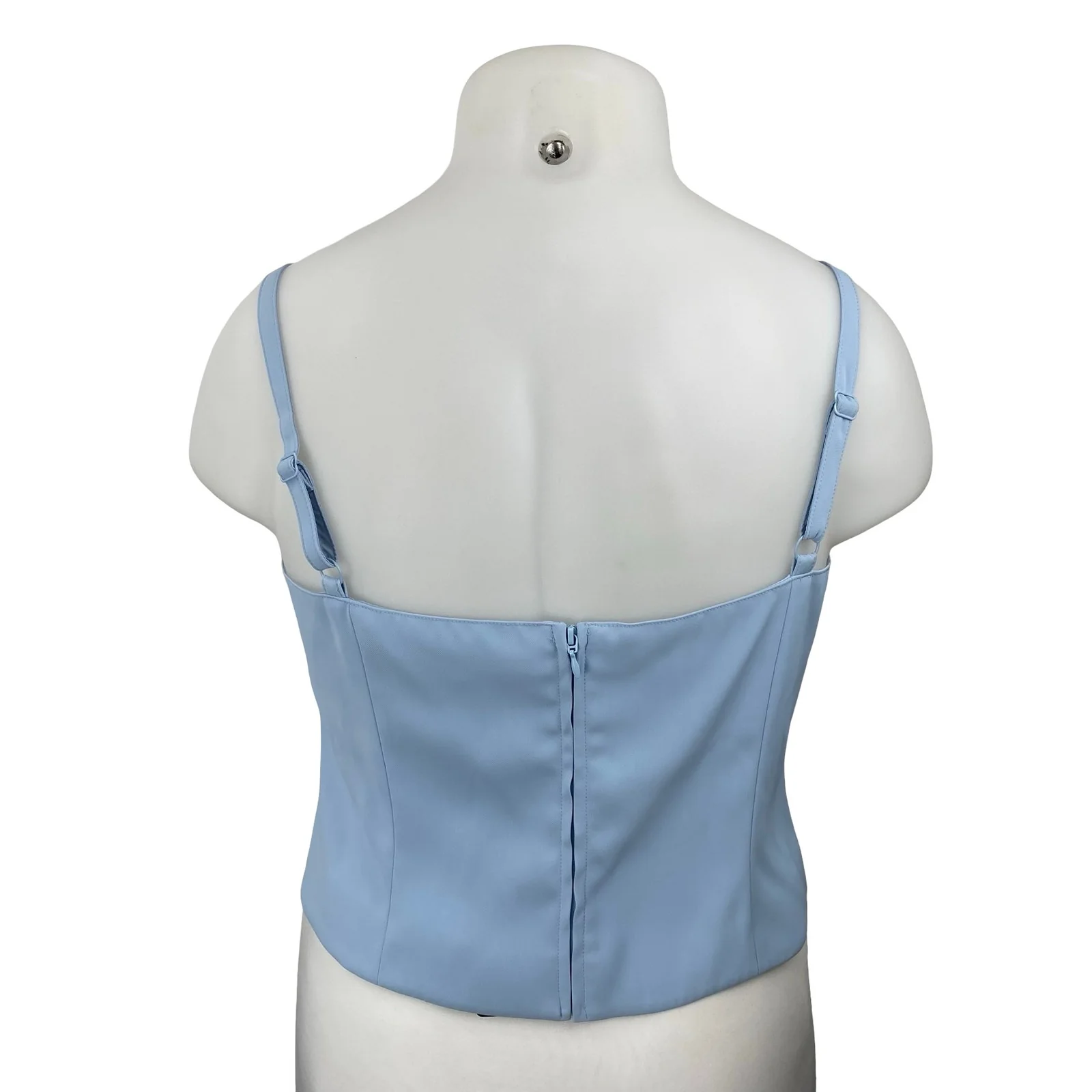NEW French Connection Harry Suiting Square Neck Crop Cami Camisole Tank Top 12 - Image 4
