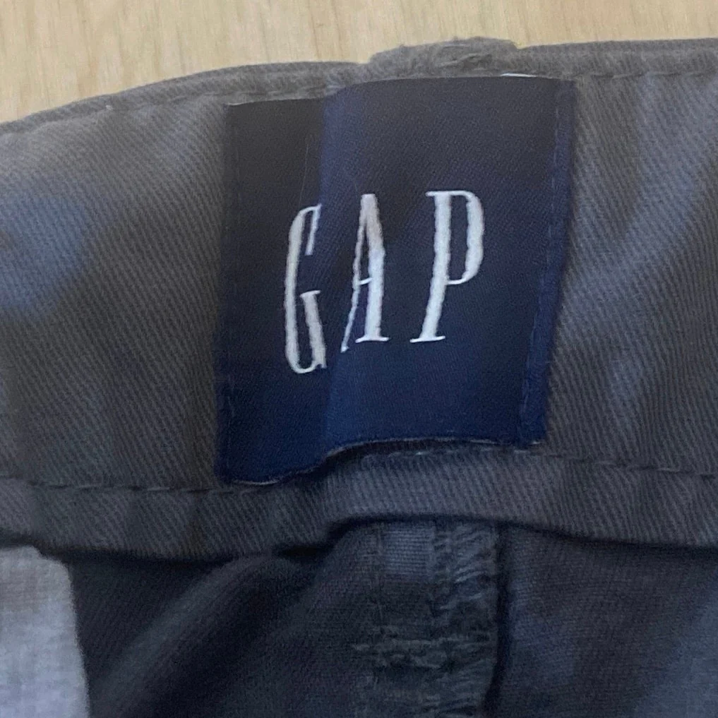 NEW GAP Gray Pleated High Rise Baggy Barrel Palazzo Wide Leg Trousers Pants 12 - Image 5