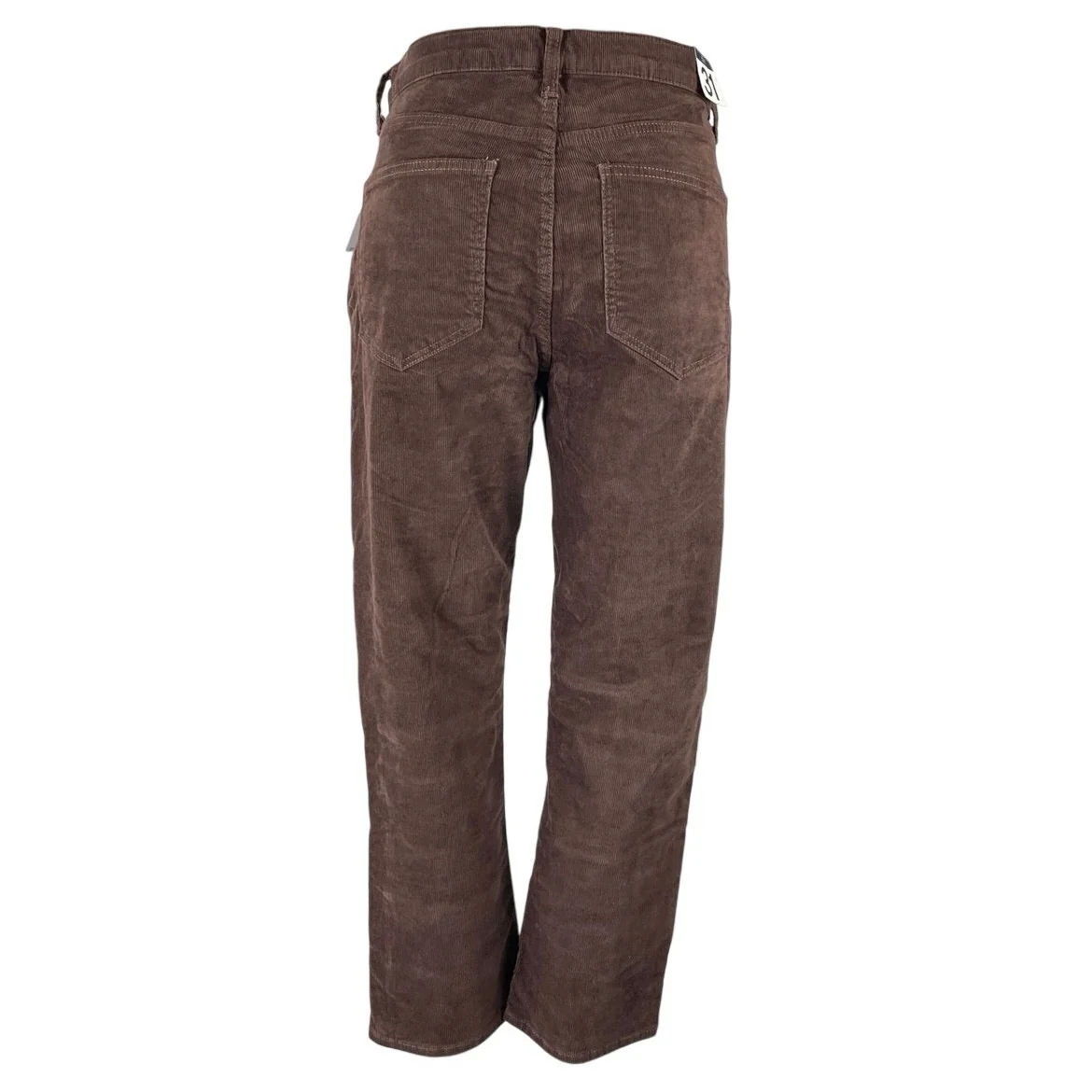 NEW GAP Women's Brown Corduroy High Rise Barrel Carrot Tapered Trousers Pants 31 - Image 4