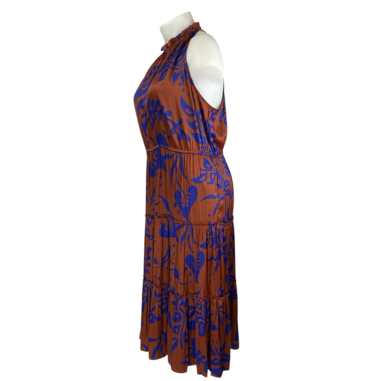NEW GAP Women's Multicolor Floral Sleeveless Tiered Midi A-line Tank Dress XXL - Image 2