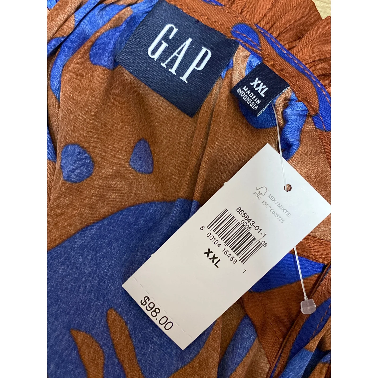 NEW GAP Women's Multicolor Floral Sleeveless Tiered Midi A-line Tank Dress XXL - Image 4