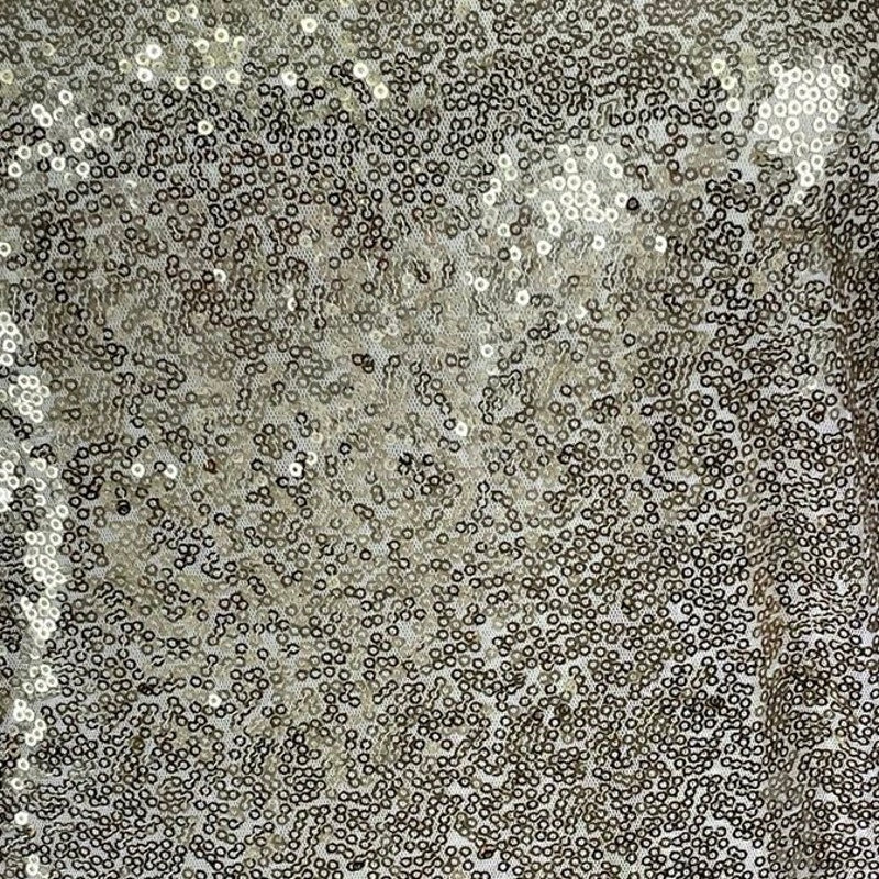 NEW Honey Qiao Sparkly Modest Gold Sequin Short Sleeve Sheath Shift Dress Sz XL - Image 2