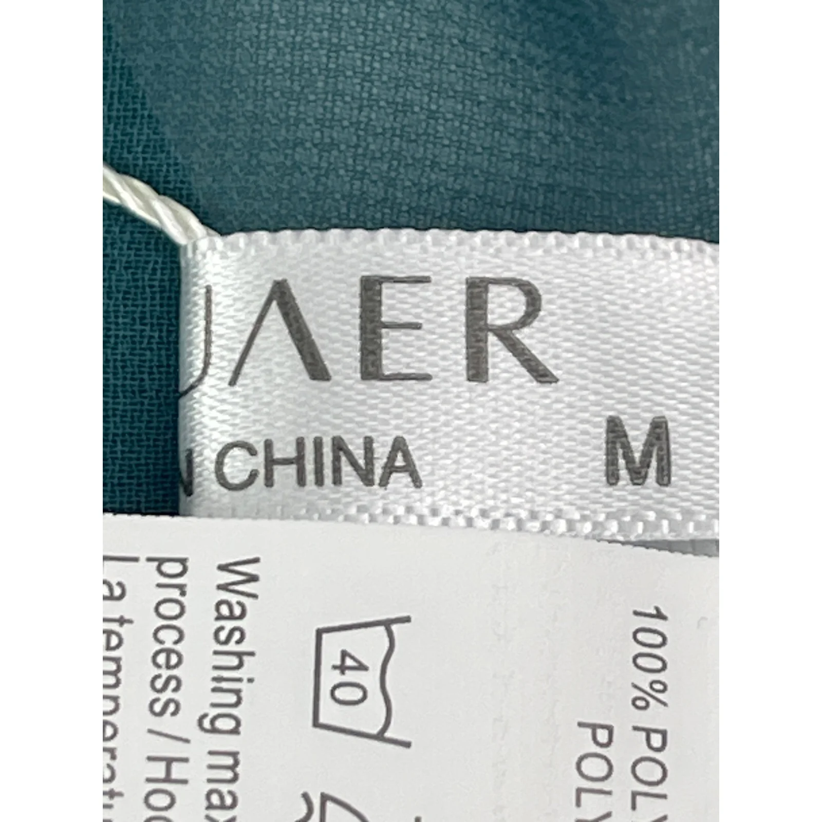 NEW Jaer Women's Teal Blue Winter Snow Shawl Mesh Wrap Scarf OS - Image 5