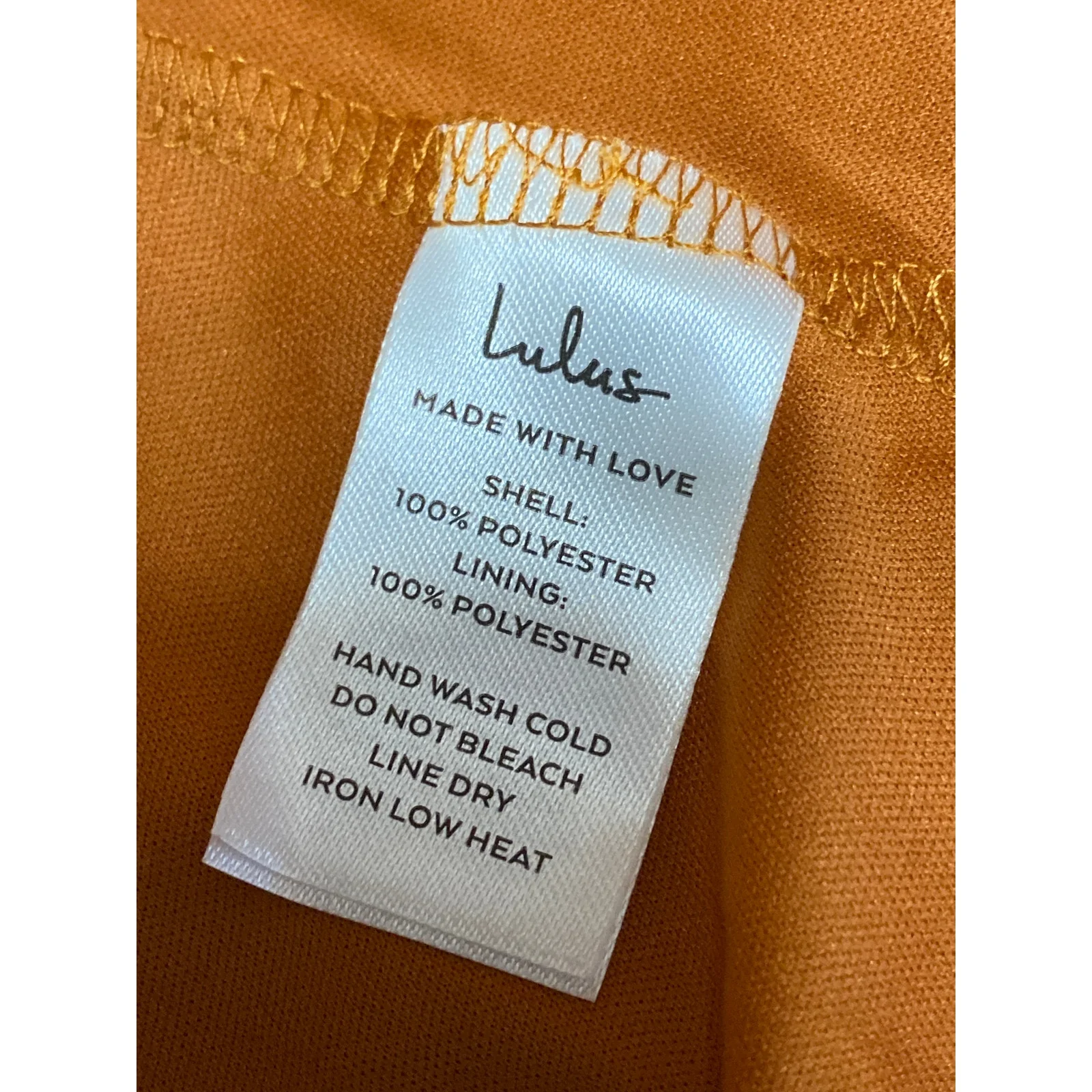 NEW Lulus Orange Silk Satin Pleated Sleeveless Midi Camisole Tank Slip Dress XL - Image 5