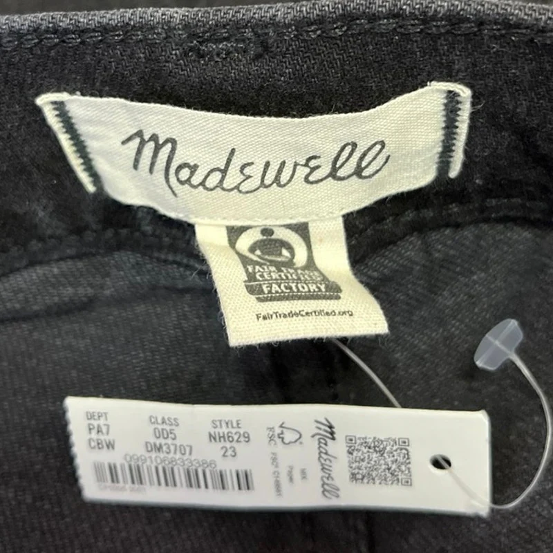 NEW Madewell The Perfect Vintage Women's Black Mid Rise Skinny Denim Jeans 23 - Image 4