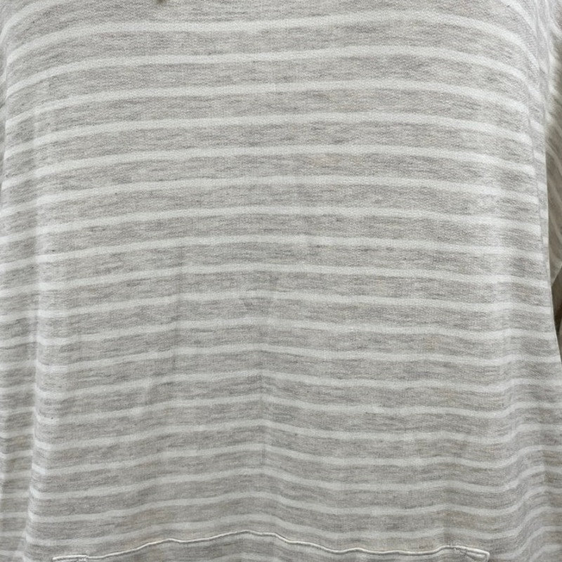 NEW Marks & Spencer Stripe Hooded Long Sleeve Casual Lounge Tee T-Shirt Top 18 - Image 2