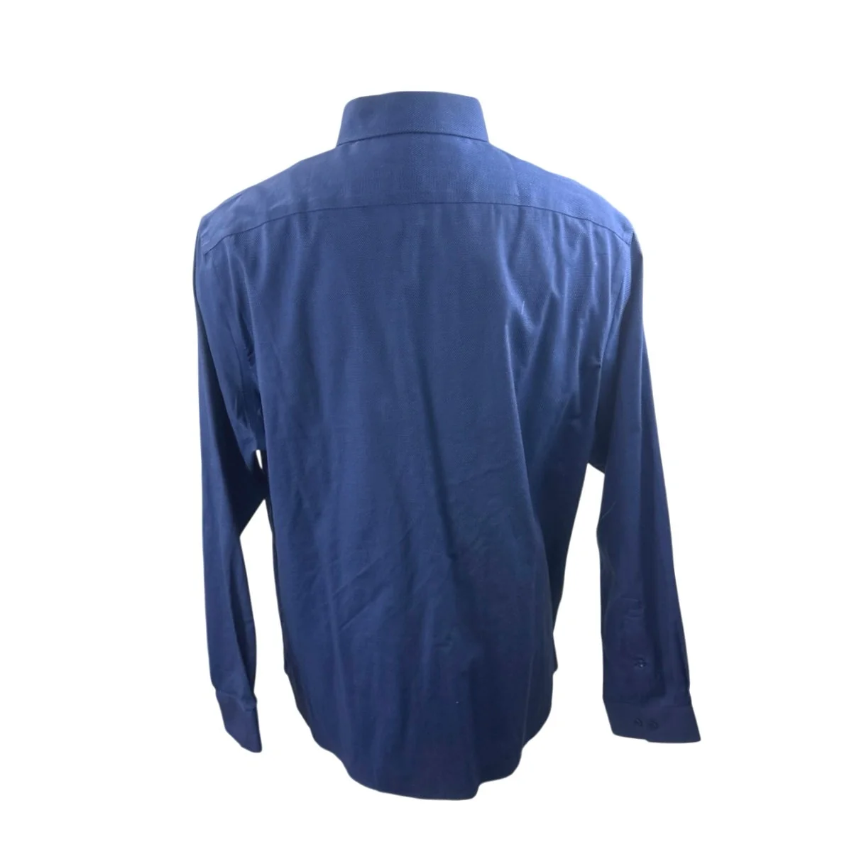 NEW Michael Kors Men's Blue Long Sleeve Button Down Stretch Dress Shirt Top XXL - Image 3