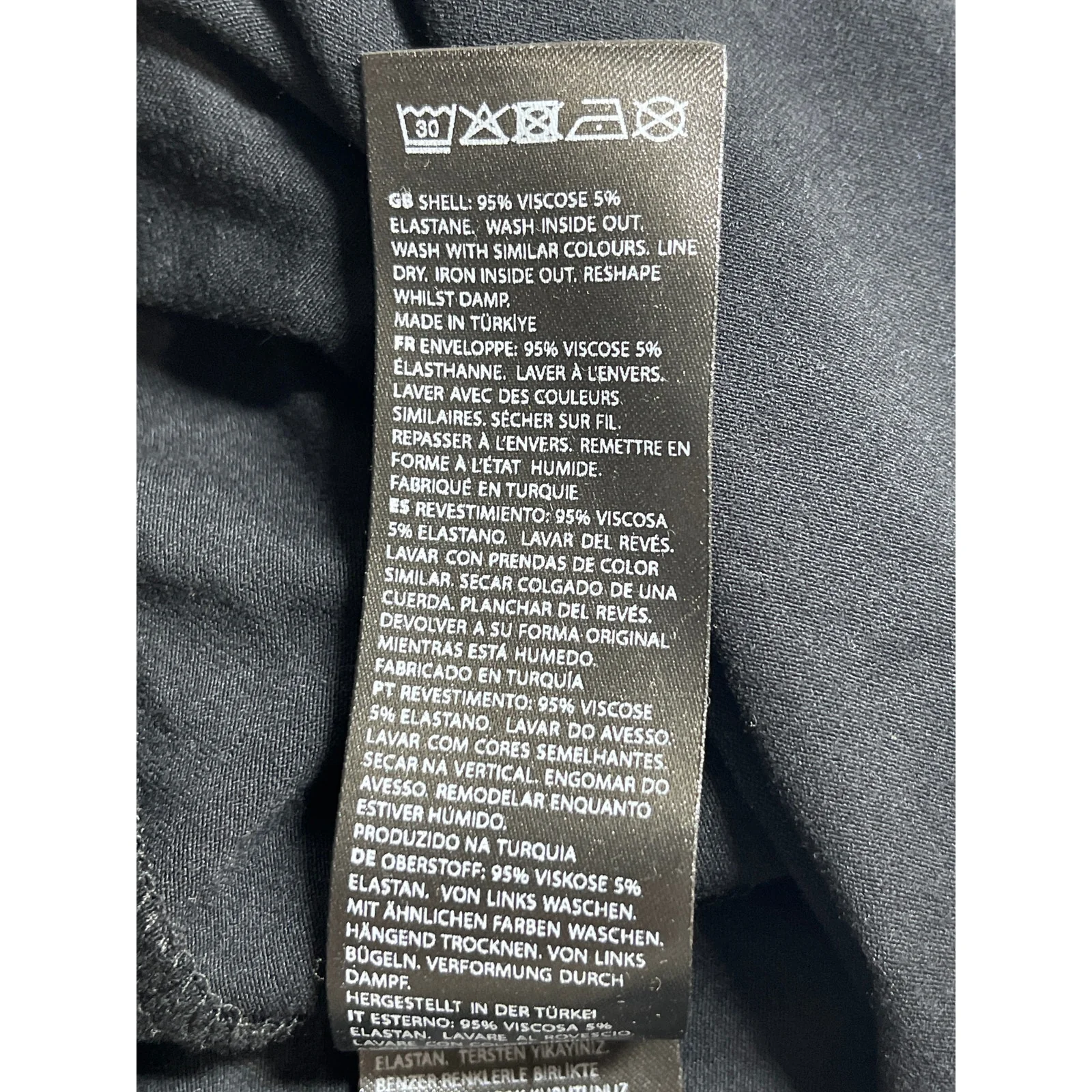 NEW Na-Kd Women's Black Elastic Waist Soft Line Flowy Maxi A-Line Skirt Size L - Image 7