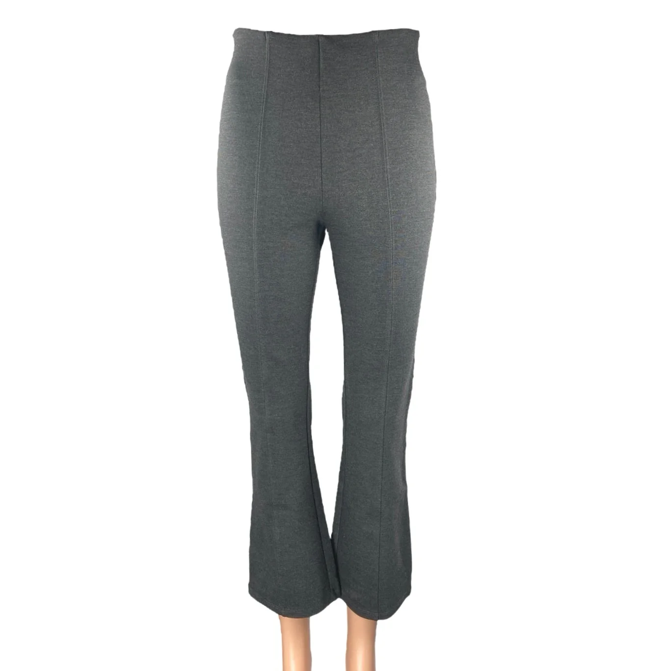 NEW Old Navy Stevie Women's Gray High Rise Flared Bootcut Trousers Pants Size XS