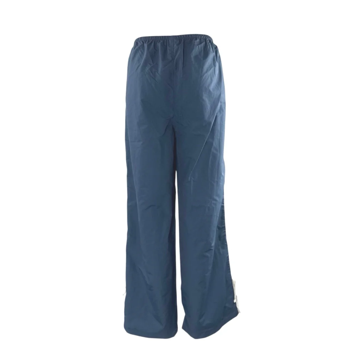 NEW Pacsun Women's Blue Side Stripe High Rise Wide Leg Baggy Track Pants Size M - Image 3