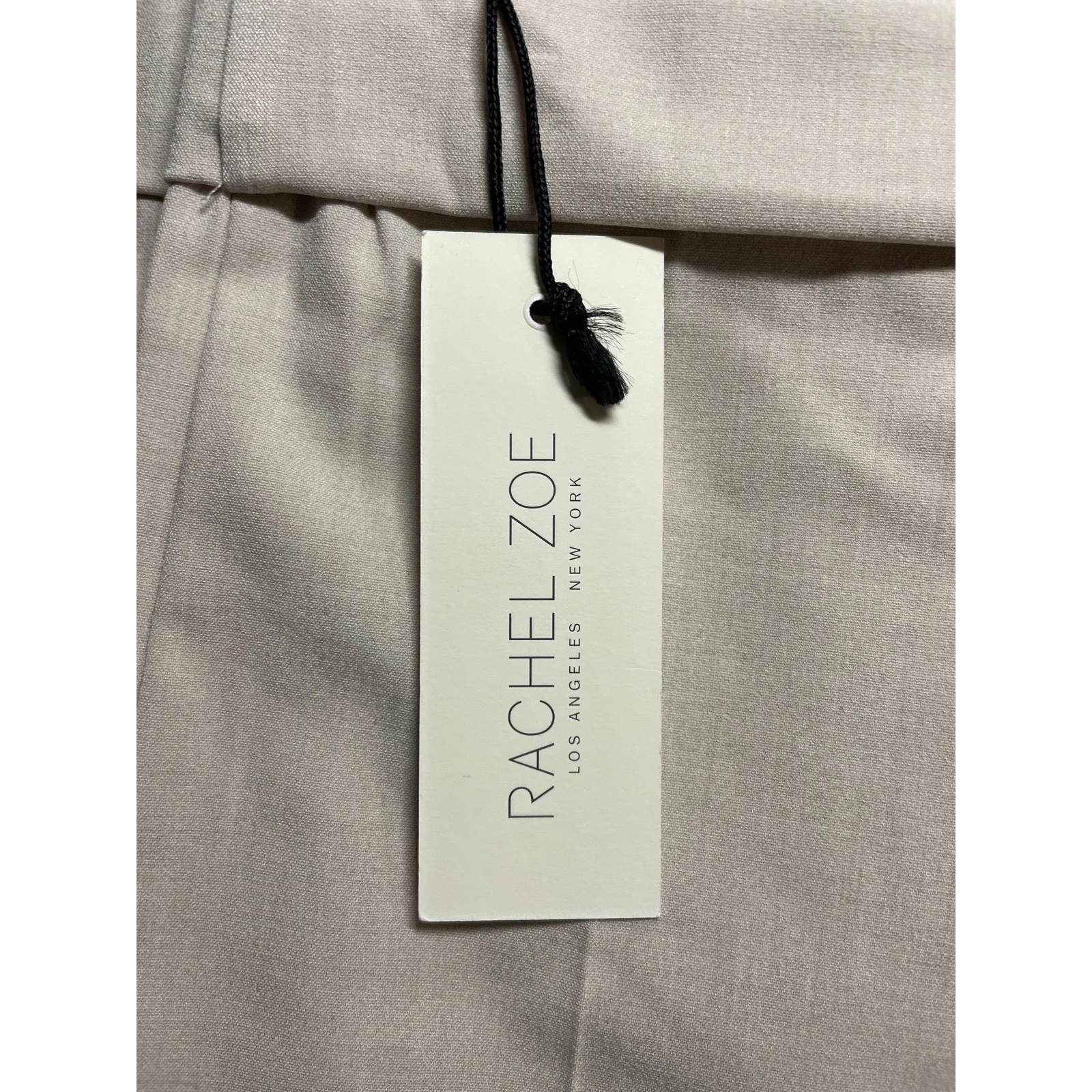 NEW Rachel Zoe Women's Gray High Waisted Straight Leg Trousers Pants Size S - Image 5