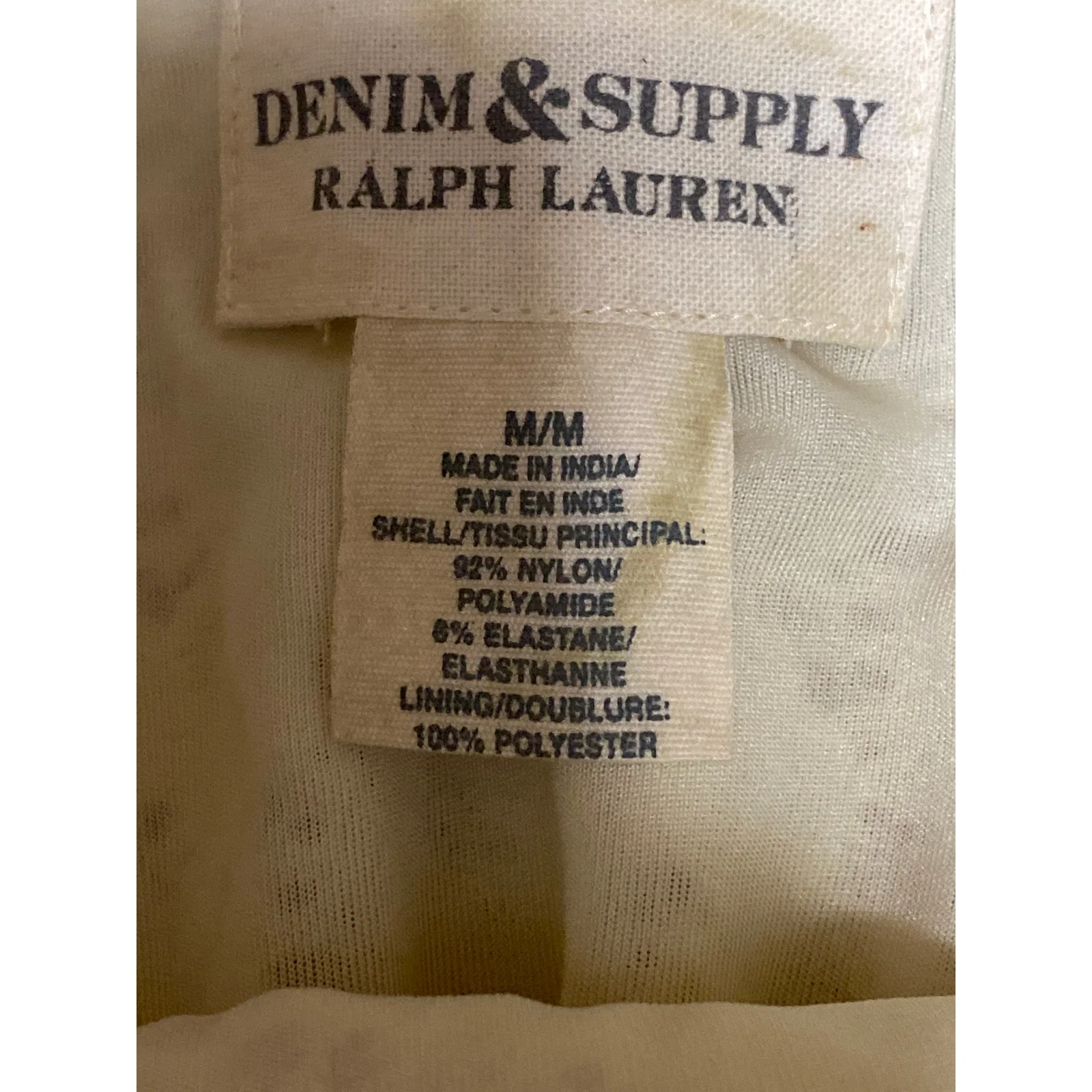 NEW Ralph Lauren Denim & Supply White Floral Lace Embroidered Mini Shift Dress M - Image 6