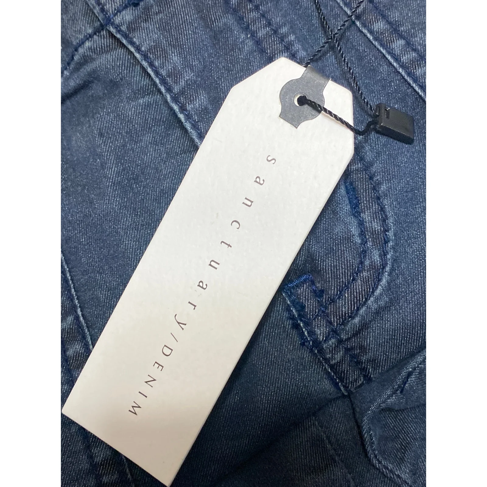 NEW Sanctuary Women's Blue Mid Rise Tapered Cropped Jogger Denim Jeans Size 26 - Image 5