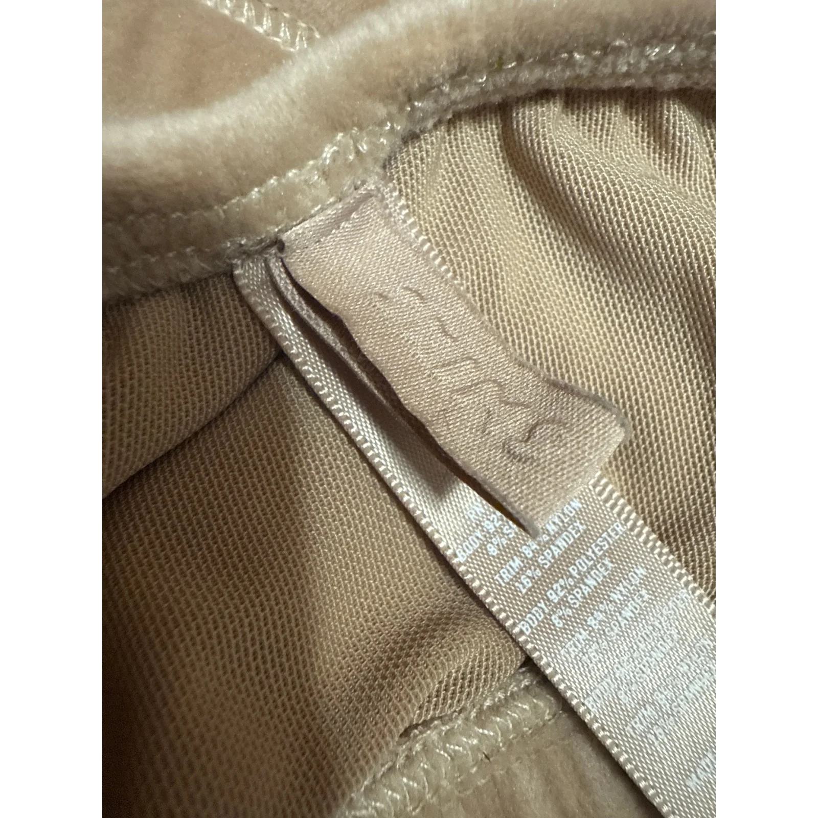NEW Skims Fits Everybody Brown Sleeveless Strapless Bandeau Tube Crop Tank Top S - Image 3