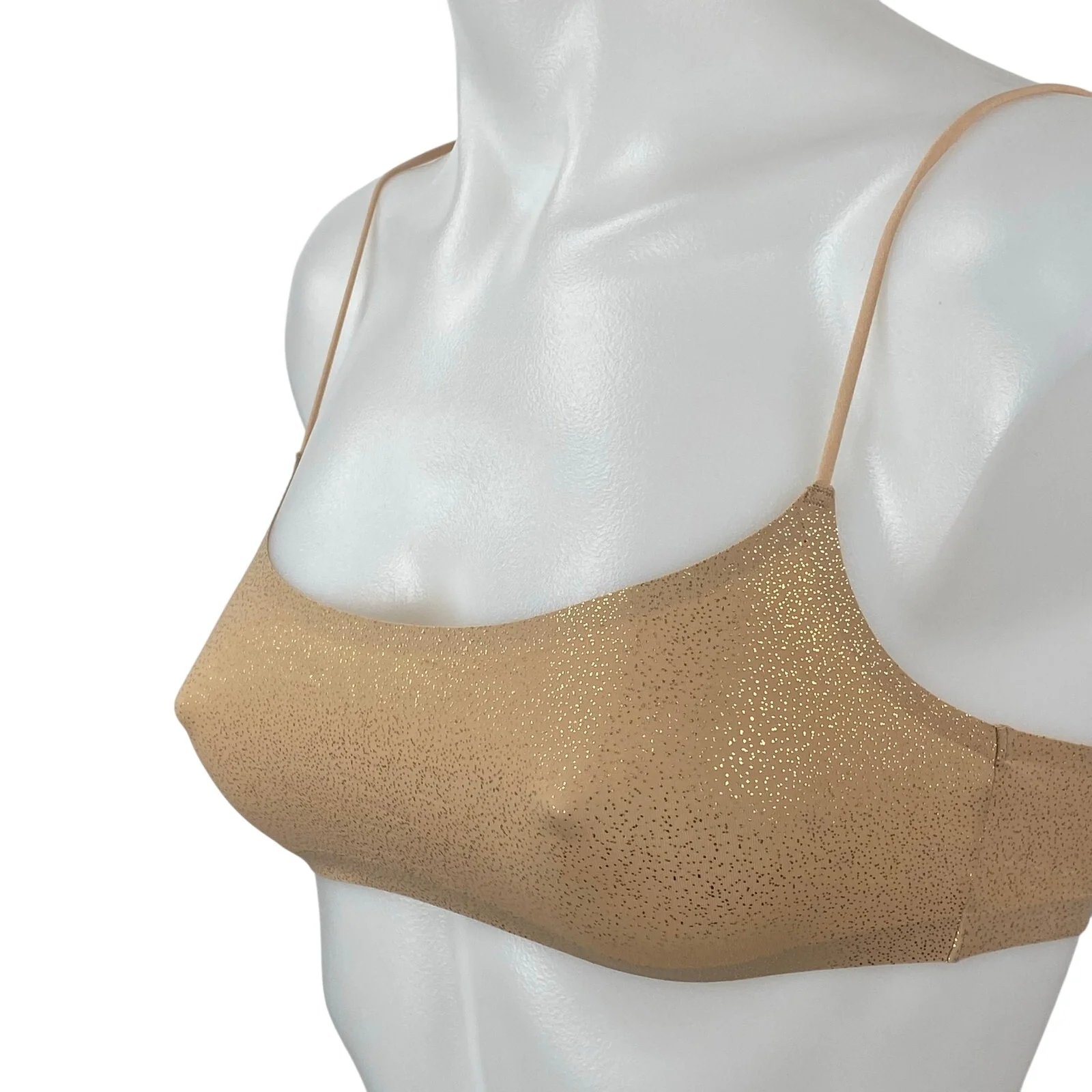 NEW Skims Meta Eco Bamboo Thin Strap Gym Athletic activewear Bra Bralette Top XS - Image 3