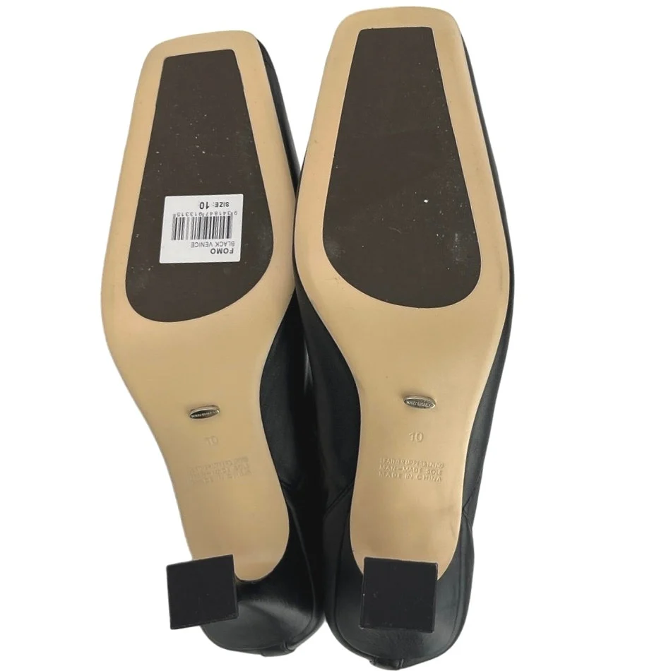 NEW Tony Bianco Fomo Black Venice Leather Square Toe Zip Heeled Boots Booties 10 - Image 4