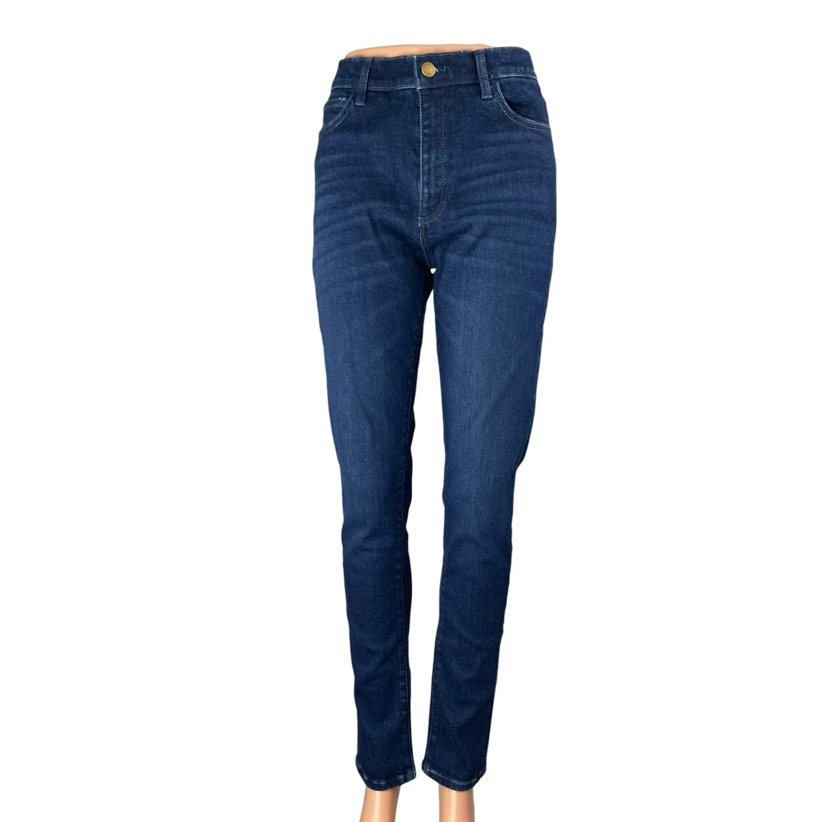 NEW Triarchy Women's Blue High Waist Slim Fit Skinny Leg Denim Jeans Pants Sz 29