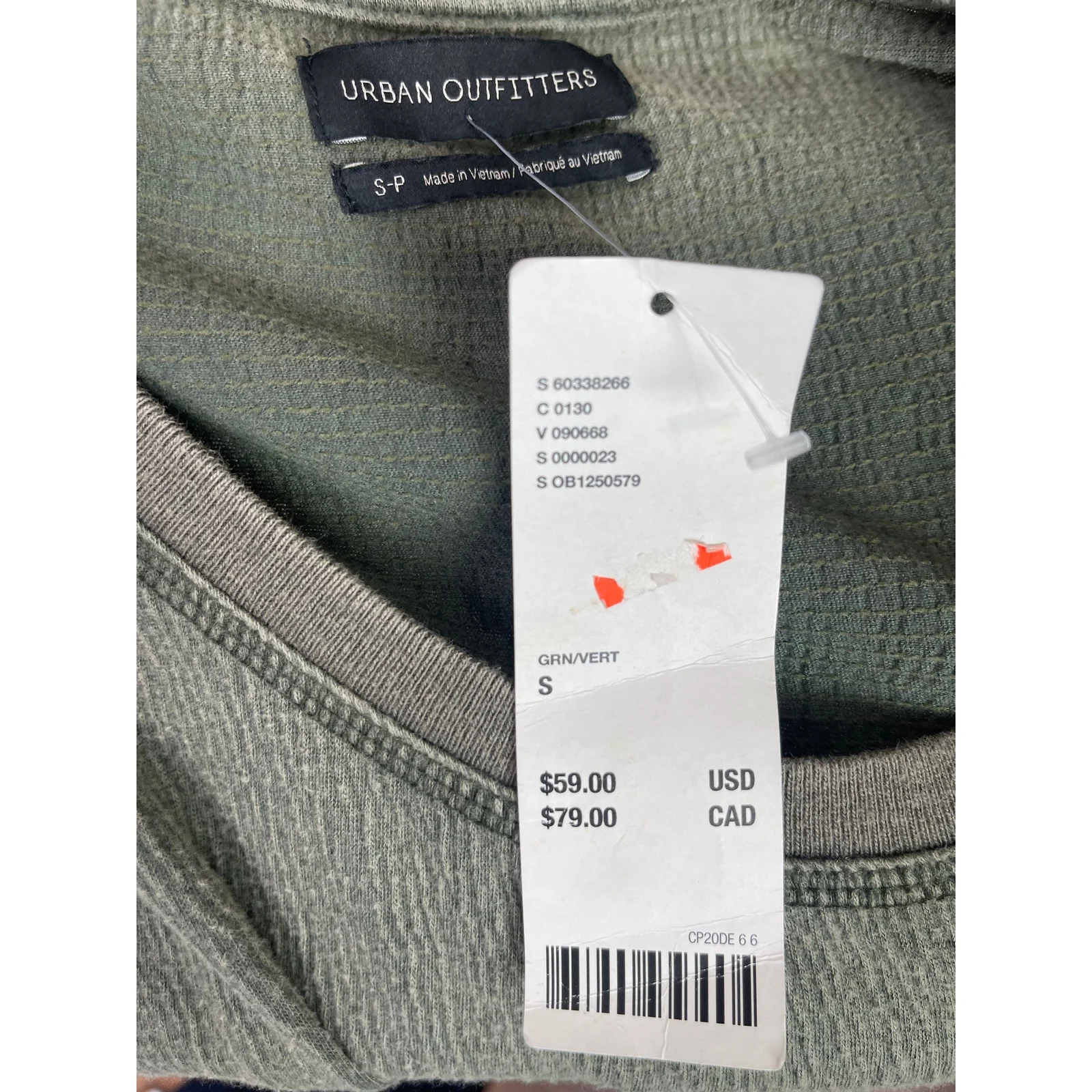 NEW Urban Outfitters Green Sleeveless Crew Neck Mini Muscle Tank Shift Dress S - Image 3