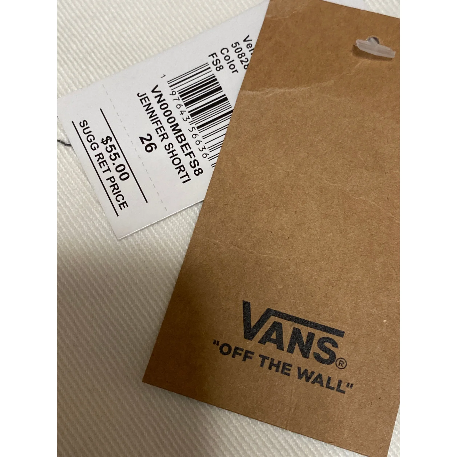NEW Vans Jennifer Shorti Women's High Rise Boyfriend Denim Jean Shorts Size 26 - Image 3