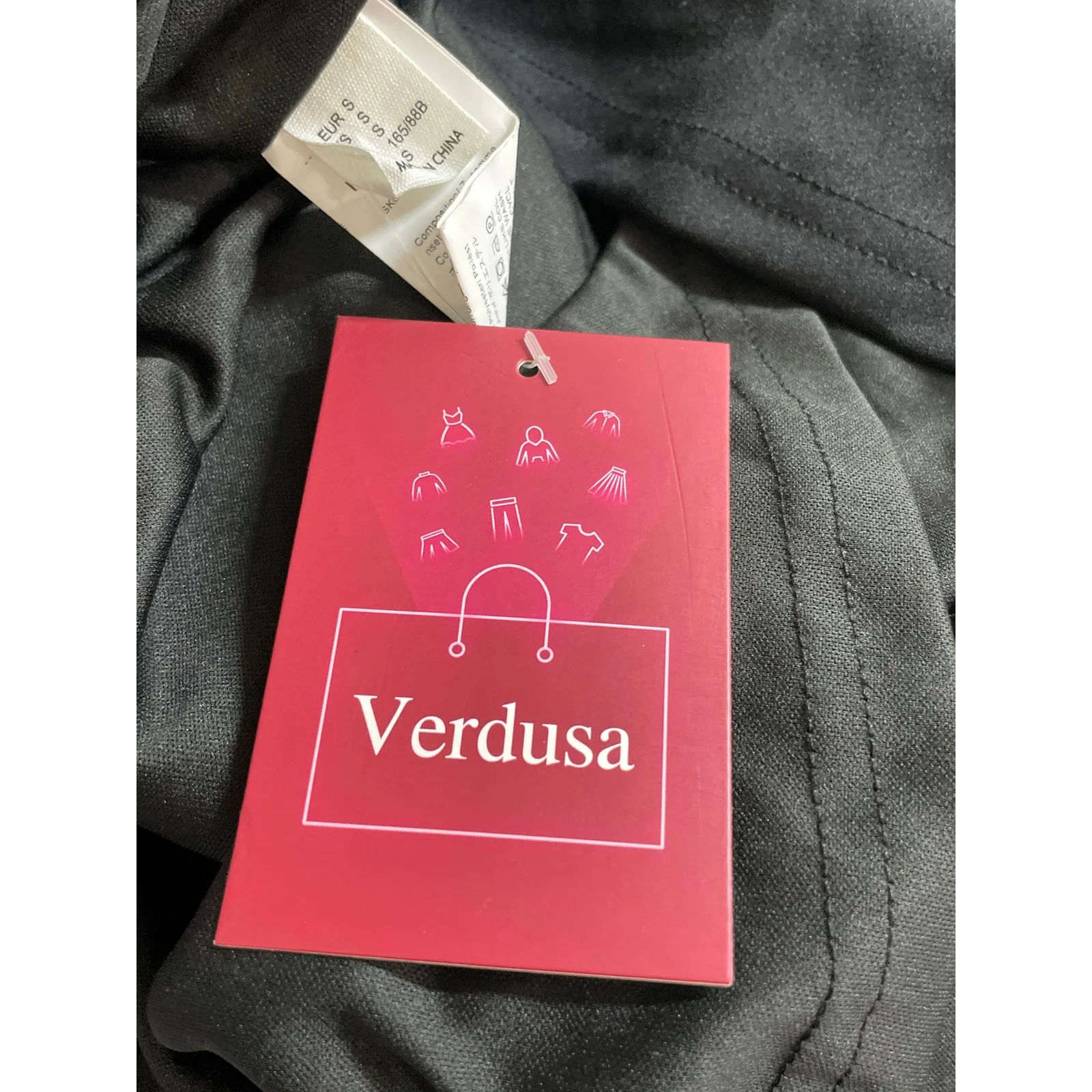 NEW Verdusa Black Corset Bustier Sleeveless Cami Fit & Flare Mini Dress Size S - Image 5