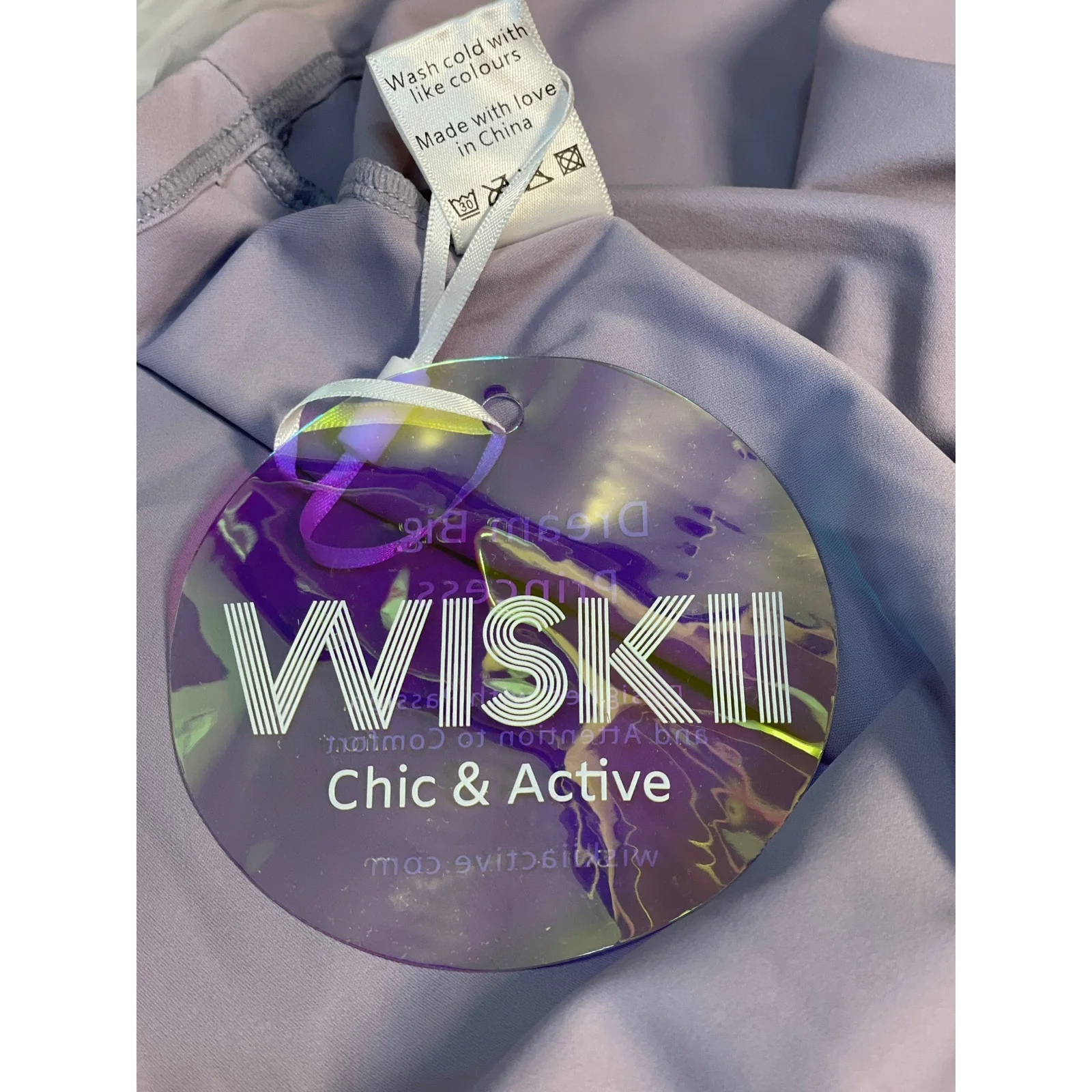 NEW WISKII Purple Lilac Ruffle Sleeveless Crop Top Slit Mini Skirt Set Size S - Image 5