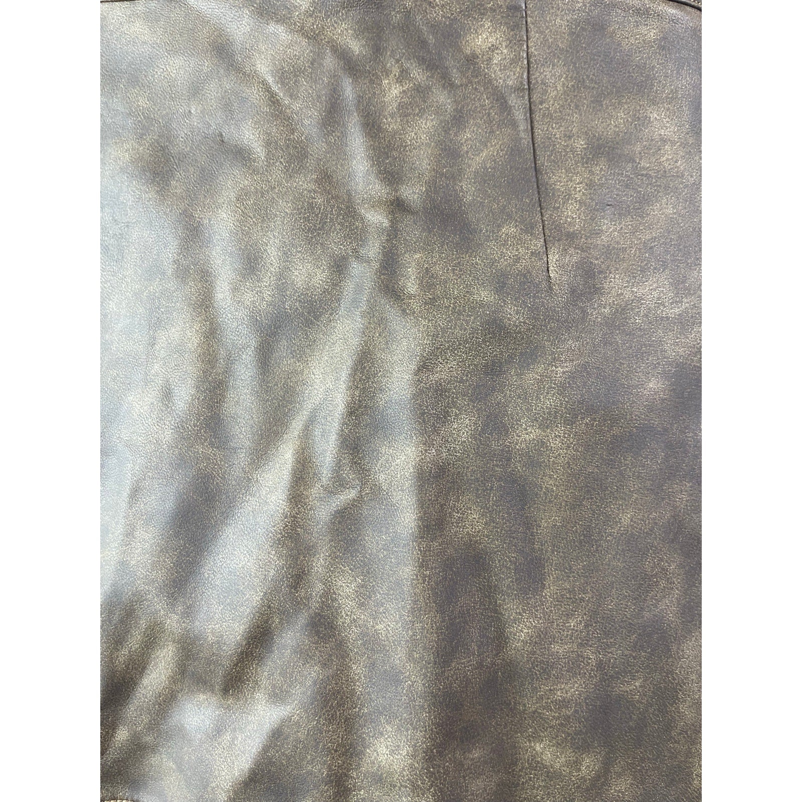 NEW With Jean Dakota Faux Vegan Leather Low Rise Mini Flare A-Line Skirt Size XL - Image 4