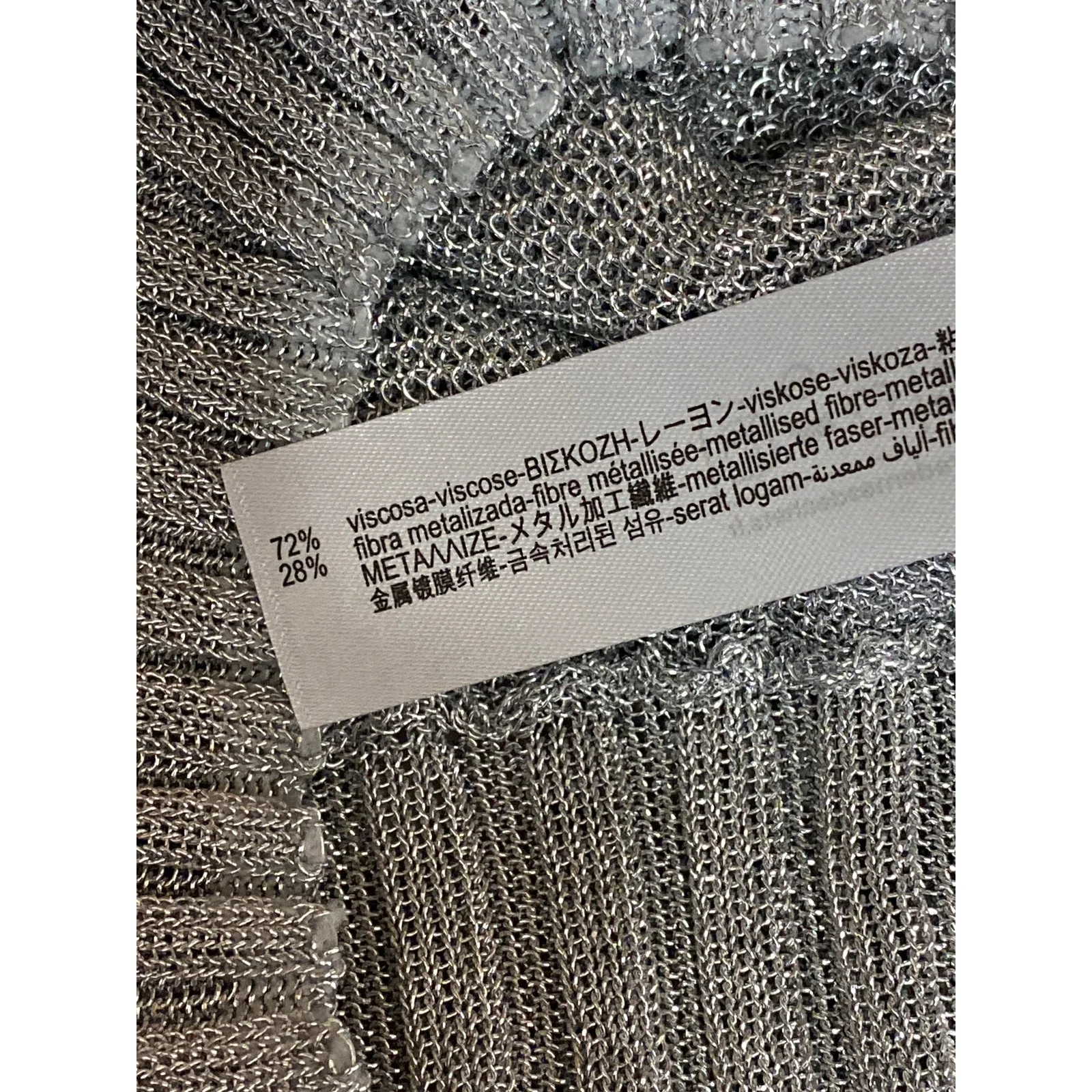 NEW Zara Women's Gray Hoodie Hooded Long Dolman Sleeve Knit Sweater Top Size S - Image 6