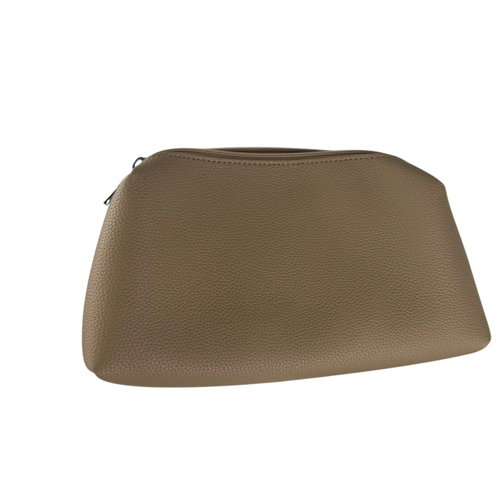 Newbella Kelly Light Beige Nude Faux Leather Vegan Pebble Crossbody Bag Handbag - Image 7