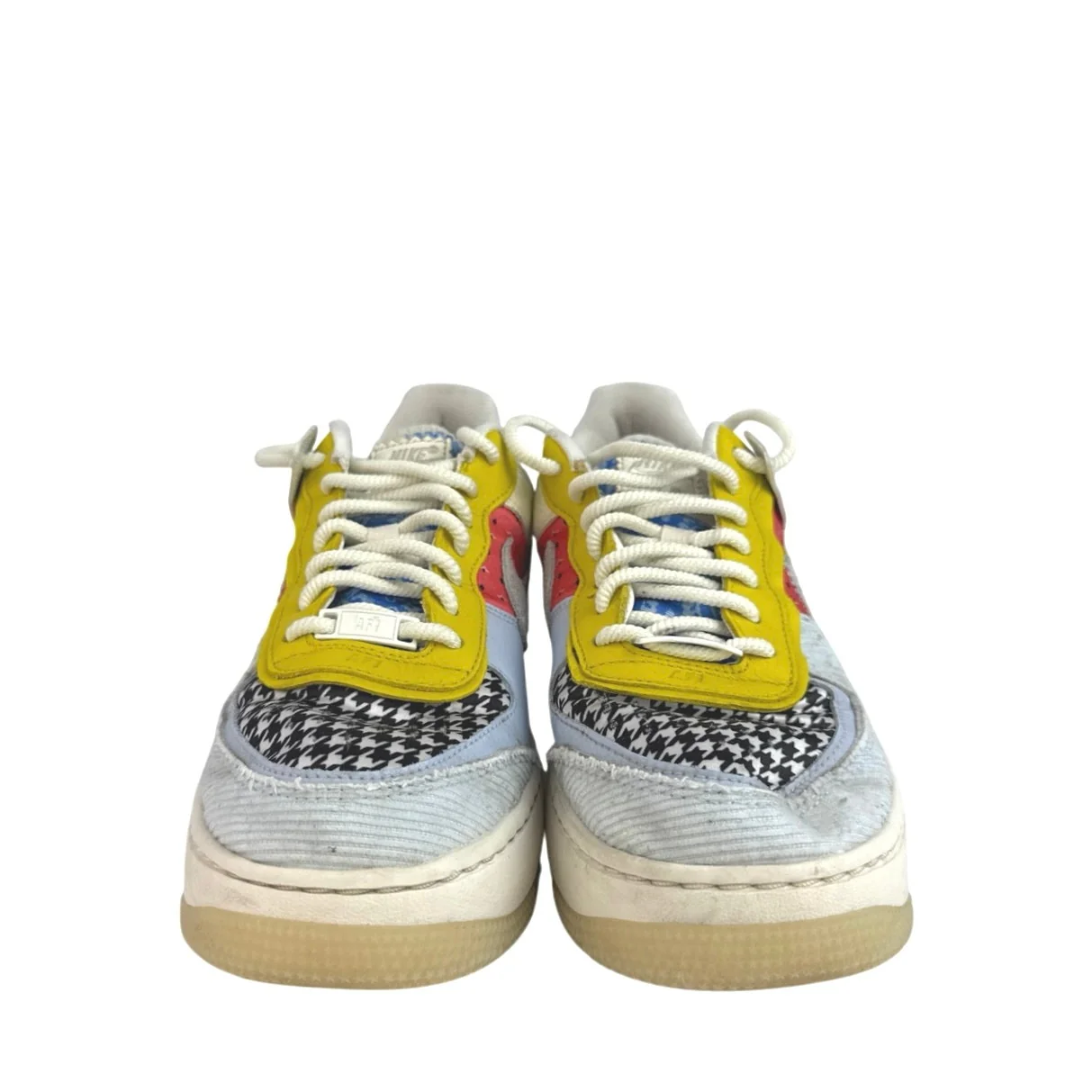 Nike Air Force 1 Shadow Colorblock Houndstooth Low Top Running Sneakers Shoes 1010 - Image 2
