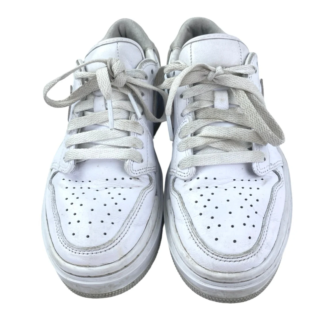 Nike Air Jordan 1 Elevate Womens White Lace Up Low Top Athletic Sneakers Shoes 5 - Image 2