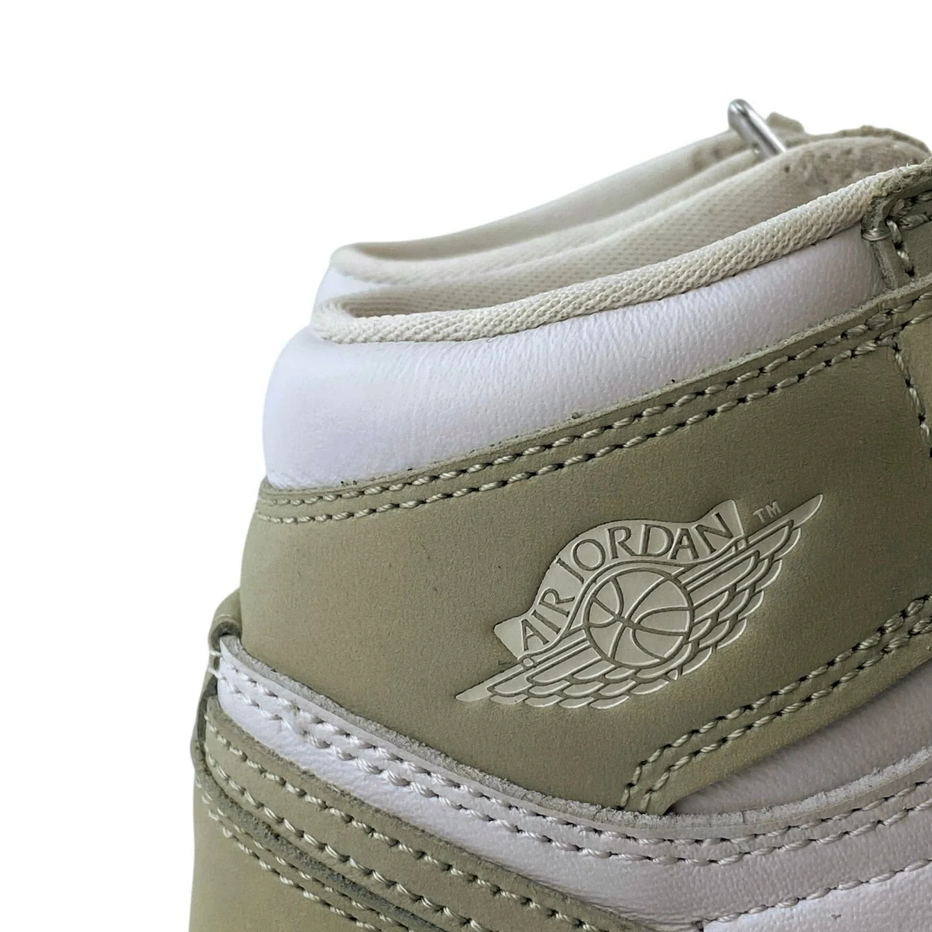 Nike Air Jordan 1 OG Seafoam Women's White Green Lace Up High Sneakers Shoes 7.5 - Image 5